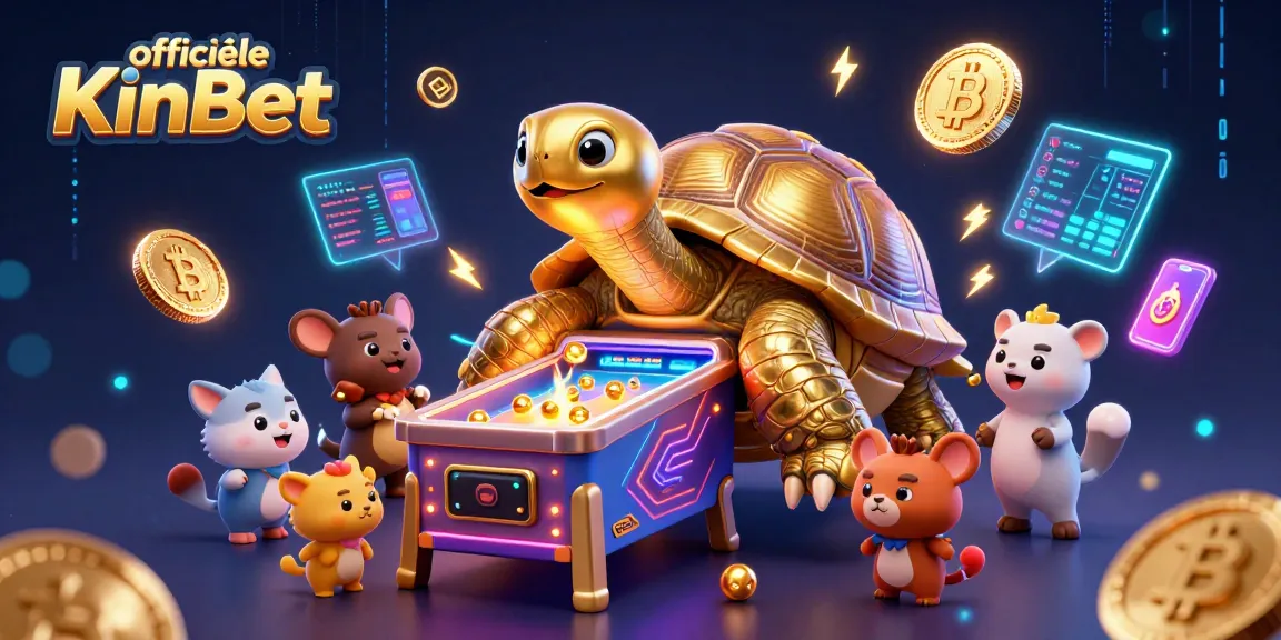 Experience thrilling gameplay at officiële KinBet with vibrant casino elements and lively characters.